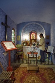 France, Pyrénées-Atlantiques (64), Pays-Basque, Bayonne, les arènes, la chapelle