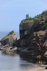 Canada, province de Québec, Gaspésie, Pointe-Saint-Pierre, le Rocher Tête-d'indien