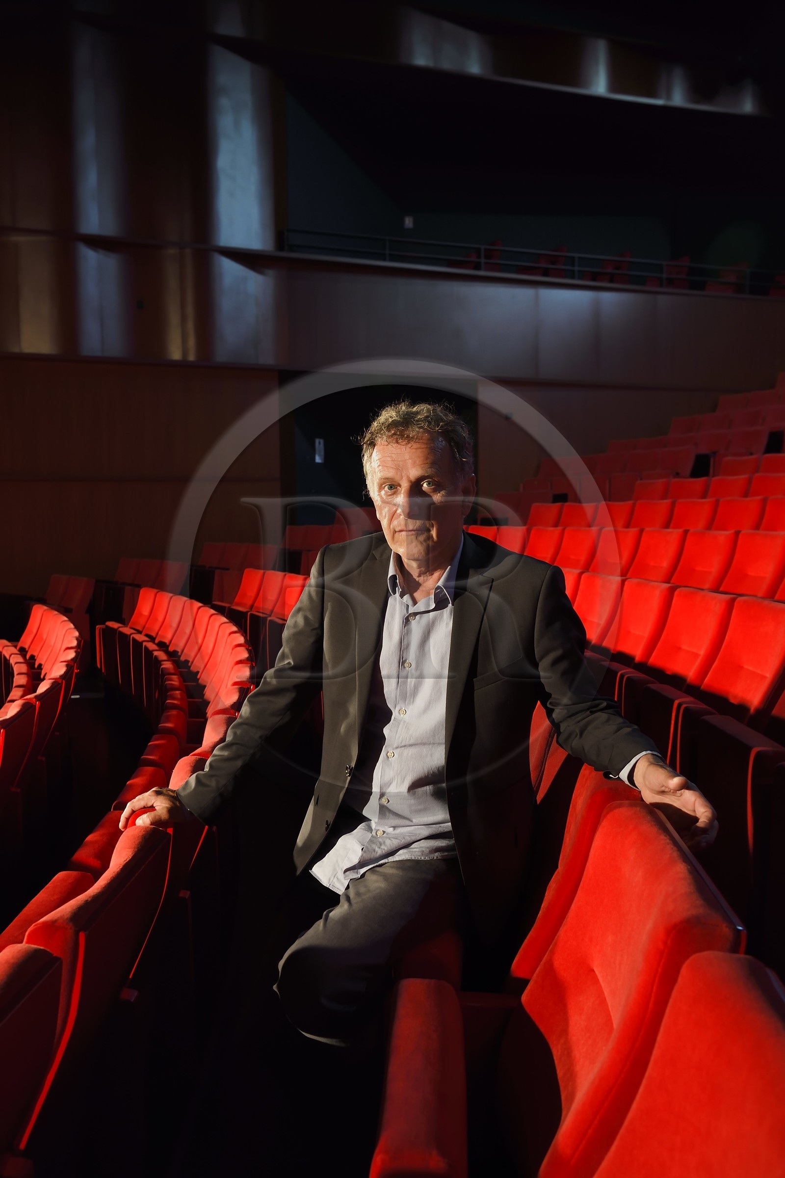 France, Var (83), Toulon, Théatre Liberté, l'acteur et metteur en scène Charles Berling aussi directeur du Théatre Liberté et de Châteauvallon-Liberté (scène nationale)