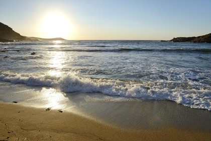 France, Haute-Corse (2B), Balagne, plage à L'Ile Rousse