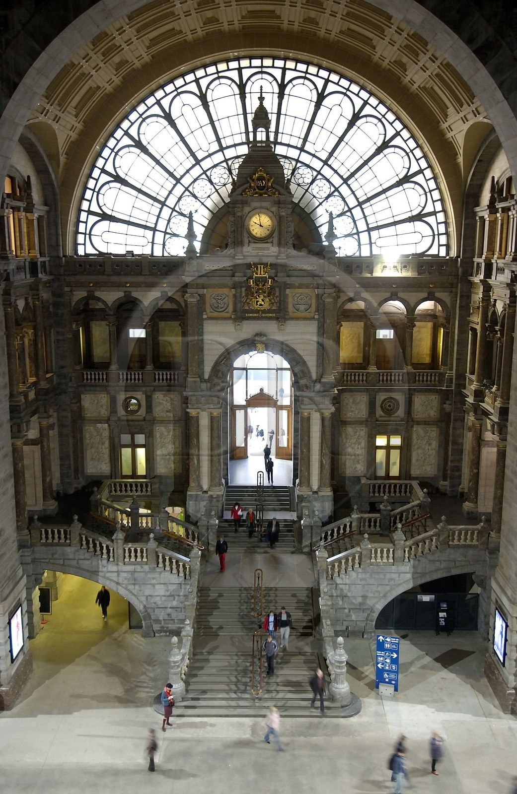 Belgique, Flandre, Anvers (Antwerpen), la gare centrale