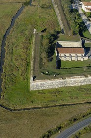 France, Charente-Maritime (17), citadelle de Brouage   (vue aérienne)