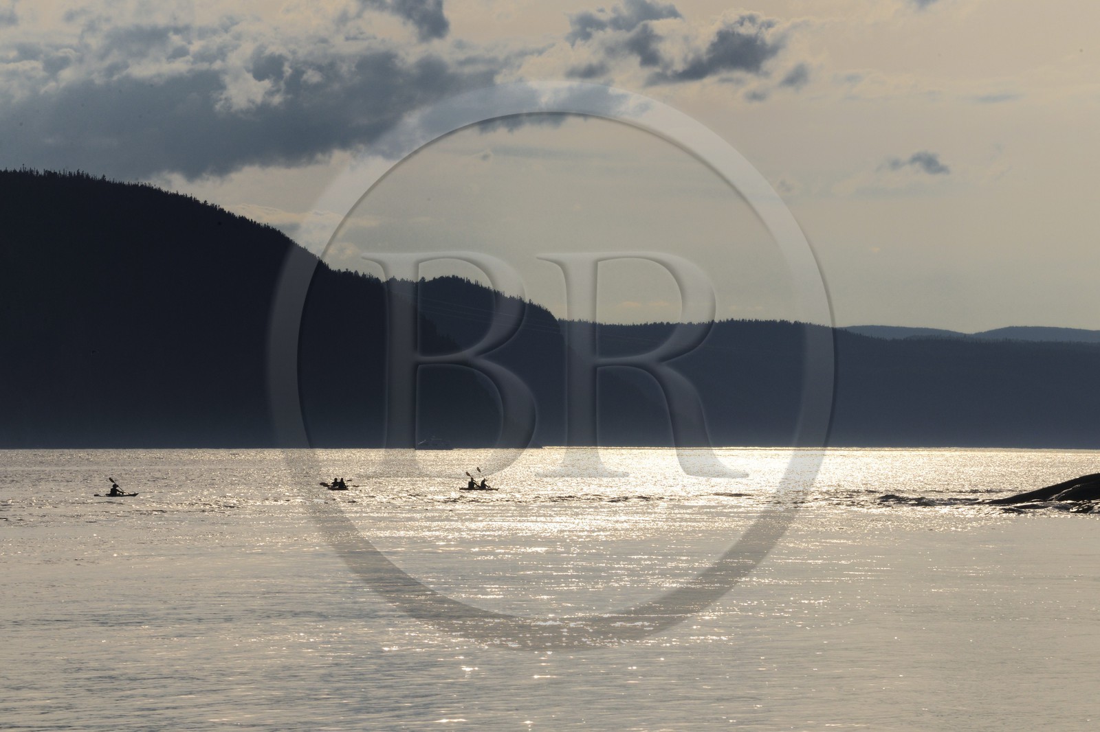 Canada, Quebec Province, Manicouagan Region, mouth of the Saguenay Fjord at Tadoussac