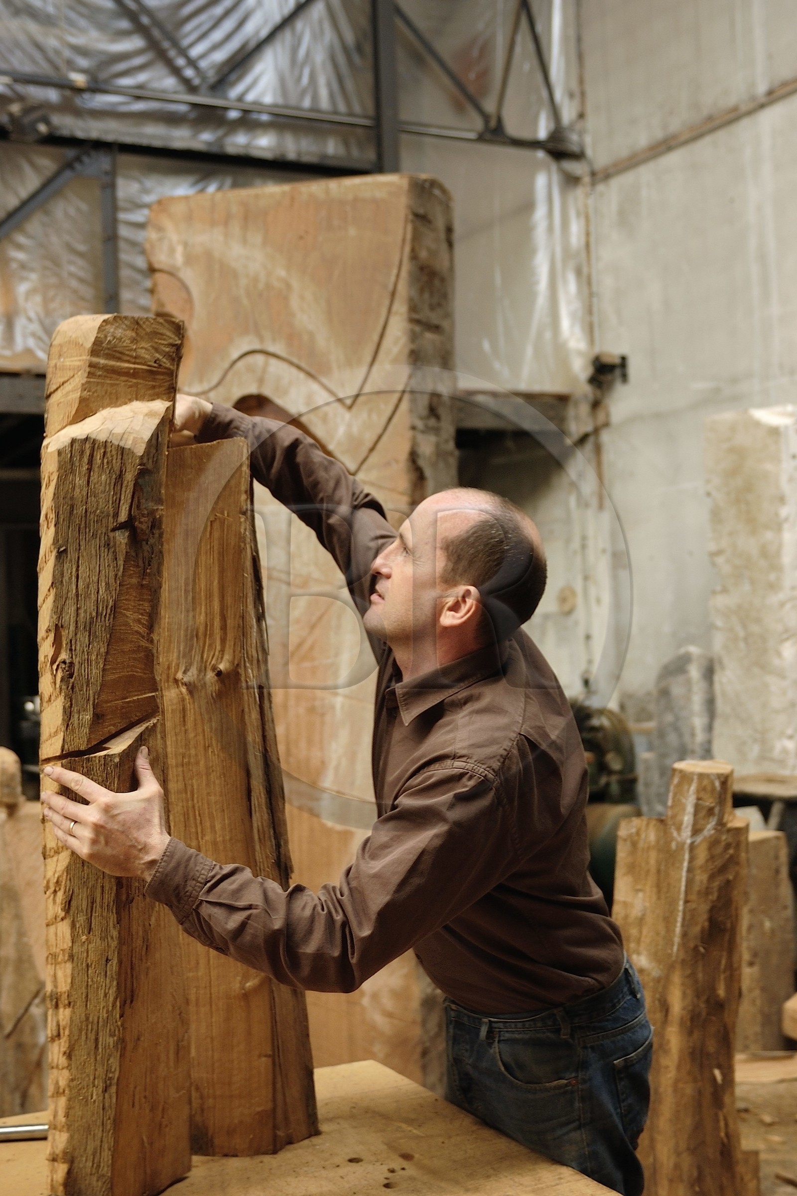 France, le sculpteur Nicolas Alquin