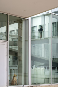 France, Côte-d'Or (21), Dijon, le Consortium Museum, centre d'art contemporain ouvert en 2011 conçu par les architectes Shigeru Ban et Jean de Gastines