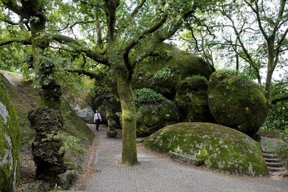 Portugal, région du Minho, Guimaraes, Monte da Penha (mont Penha)