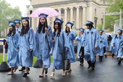 Etats-Unis, New York, Manhattan, remise de diplôme à l'université Columbia