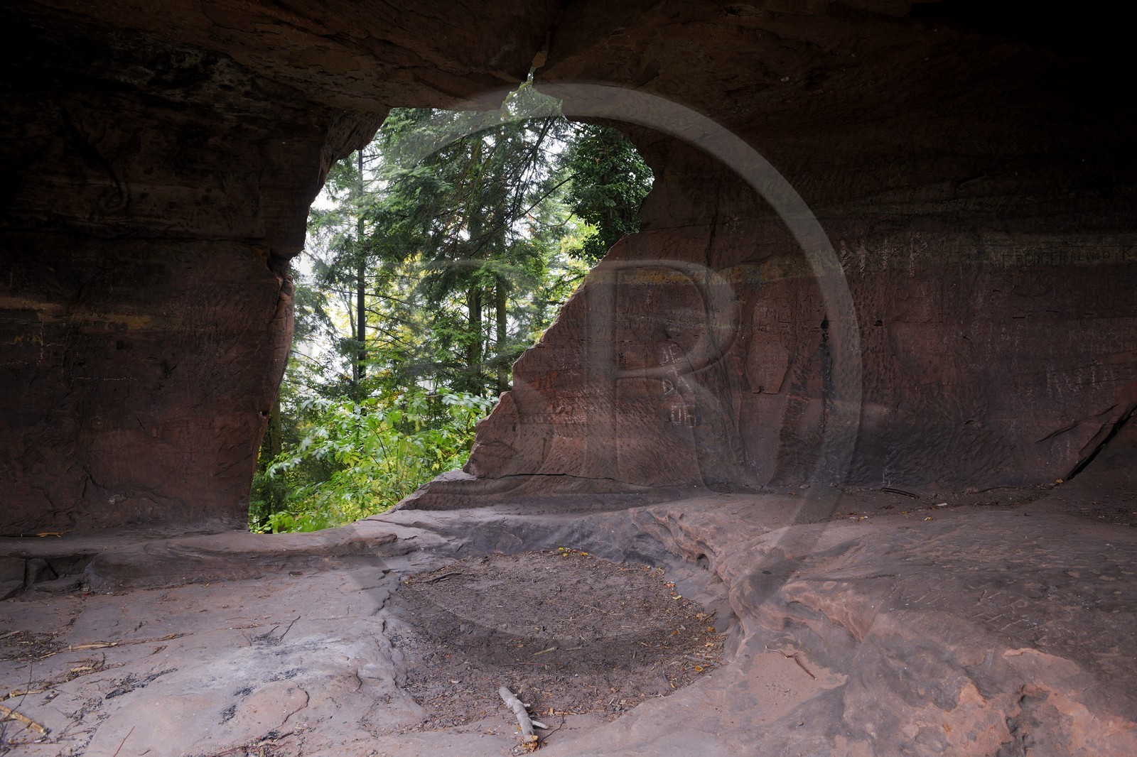 France, Bas-Rhin (67), château du Vieux-Windstein