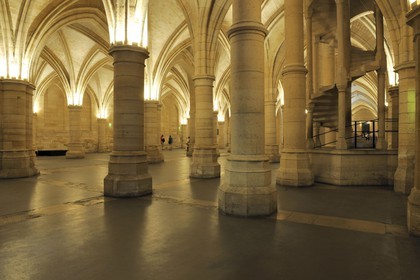 France, Paris (75), Ile de la Cité, la Conciergerie dans le Palais de Justice, la salle des Gens d'armes (1302)