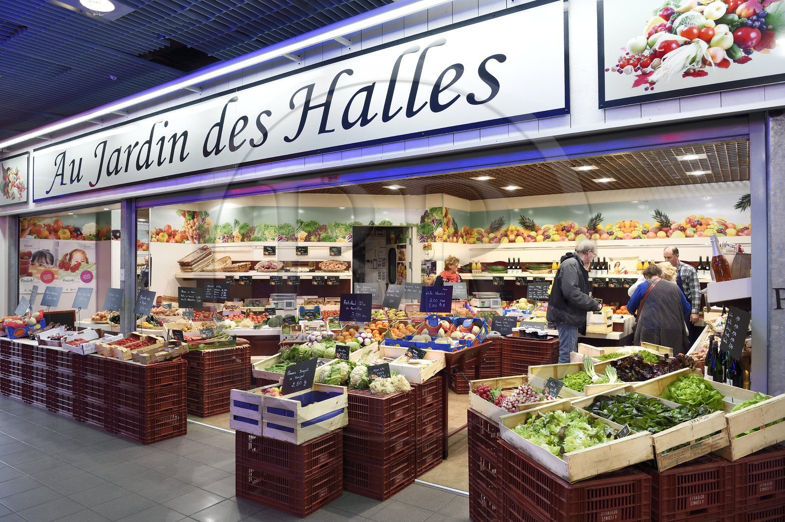 France, Seine Maritime, Le Havre, Downtown rebuilt by Auguste Perret listed as World Heritage by UNESCO, the central market