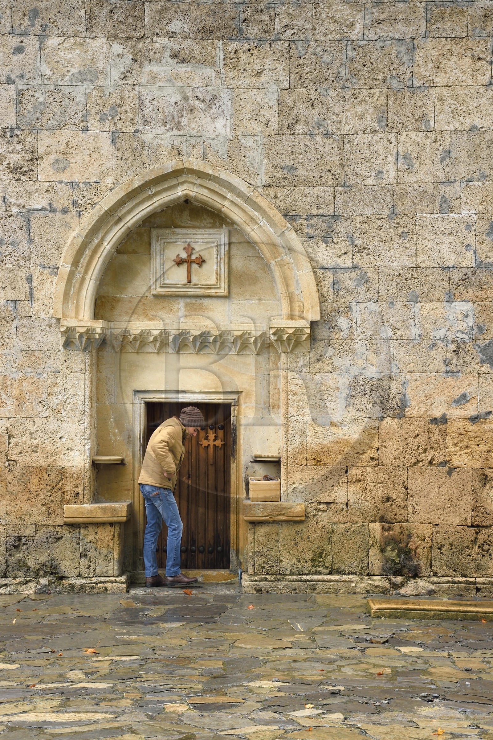 Azerbaïdjan, région de Qabala, Nij, église d'Aghbanie Saint-Élisée Jotari