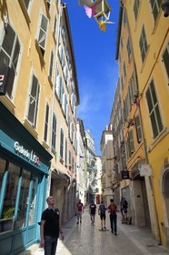 France, Var (83), Toulon, ancien quartier du petit Chicago devenu quartier des Arts, rue Pierre Semard alias la rue des Arts