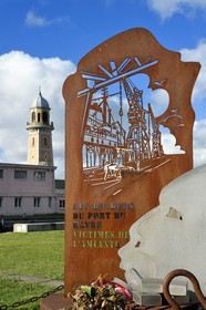 France, Seine-Maritime (76), Le Havre, quartier de l'Eure, la cloche des dockers (1911) rythmait la journée de travail