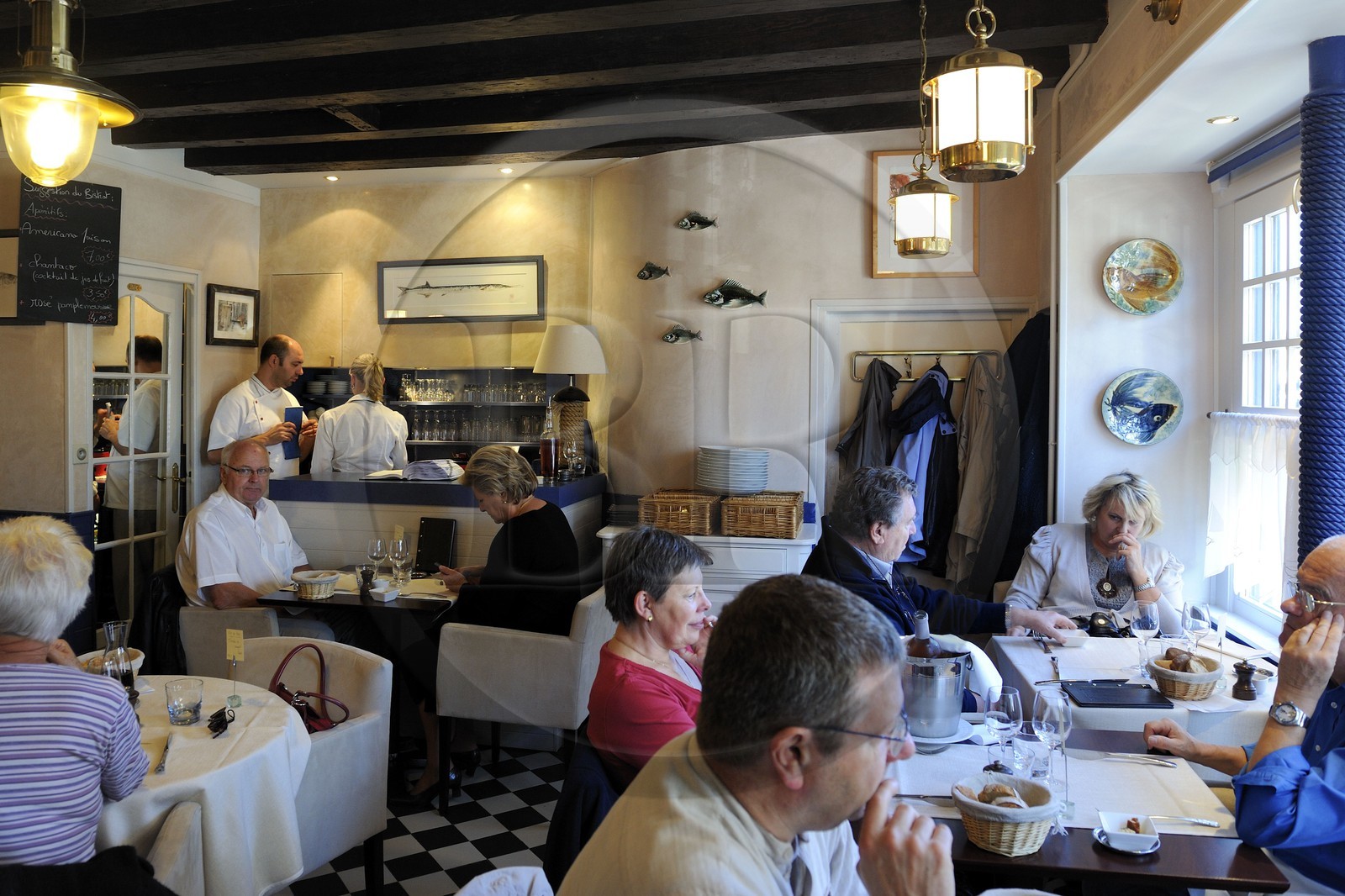 France, Seine-Maritime, Dieppe, district of the Pollet, Bistrot du Pollet