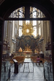France, Var (83), Provence Verte, Saint-Maximin-la-Sainte-Baume, basilique Sainte Madeleine, le choeur