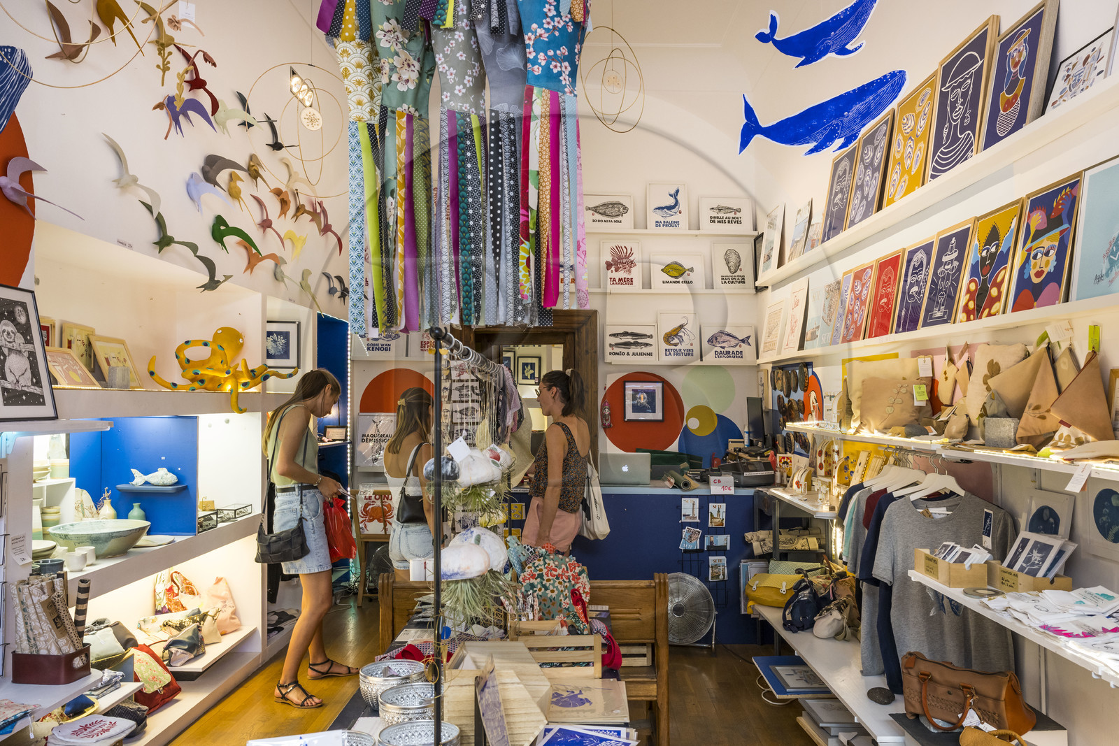 France, Hérault (34), Sète, Twenty Uno, boutique de créateurs rue Alsace Lorraine