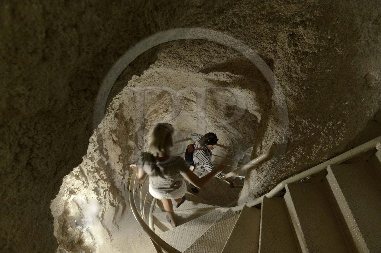 Israel, West Bank, Herodium or Herodion is a volcano-like hill with a truncated cone with a a fortress and palace build by Herod the Great (Herodion National Park), tunnels from the time of Bar-Kokhba