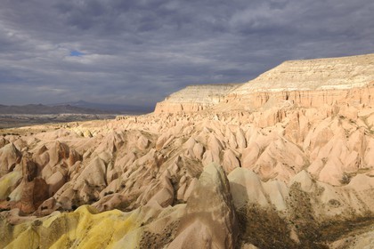 Turkey, Central Anatolia, Nevsehir Province, Cappadocia listed as World Heritage by UNESCO, Kizil Cukur (the Red Valley) on the Western side of Ak Tepe Massif near Cavusin