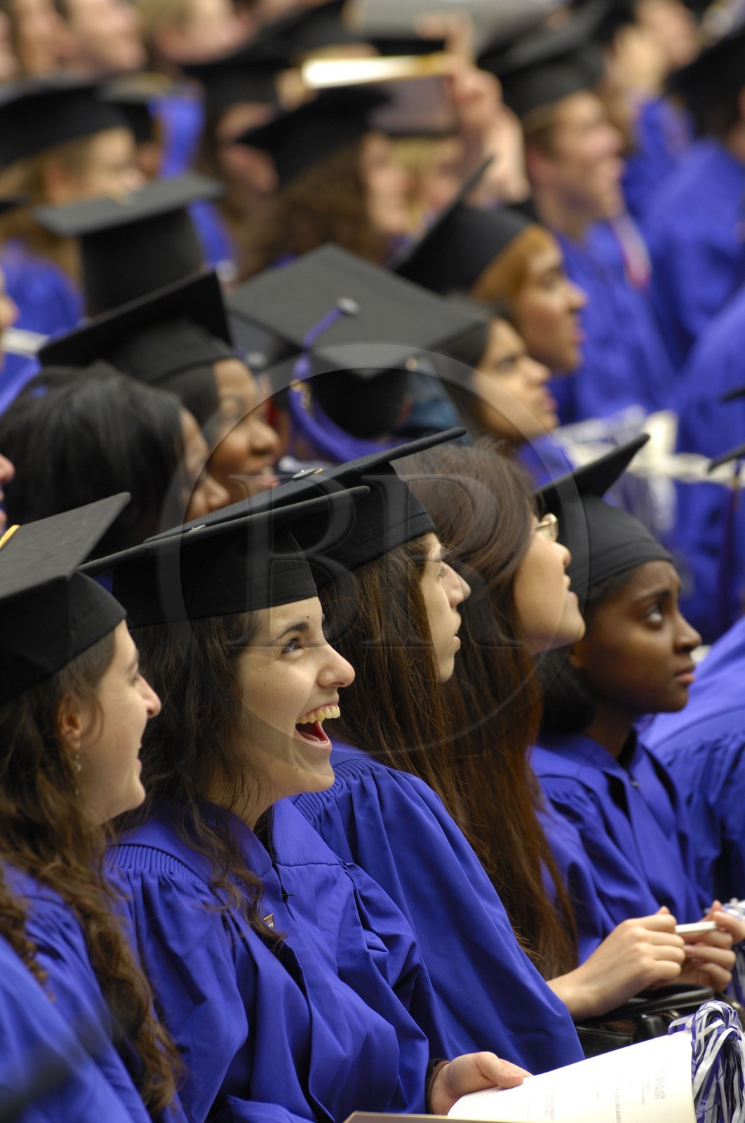 Etats-Unis, New York, Manhattan, la remise de diplomes (graduations) de New York University (NYU) à Washington square