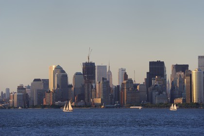 Etats-Unis, New York, pointe Sud de Manhattan, immeubles du Financial District