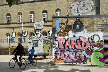 Allemagne, Berlin, quartier de Kreuzberg, Kunstraum Kreuzberg-Bethanien dans un ancien hopital