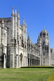 Portugal, Lisbonne, Bélem, Monastere des Hiéronymites (Mosteiro dos Jerónimos), classé Patrimoine Mondial de l'UNESCO, église Santa Maria
