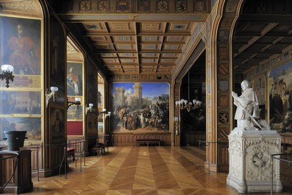 France, Yvelines (78), château de Versailles, classé Patrimoine Mondial de l'UNESCO, salles des Croisades