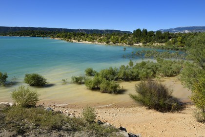France, Var (83), Parc Naturel Régional du Verdon, lac de Sainte Croix