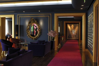 Republic of Ireland, County Galway, Galway, the G Hotel, by Douglas Wallace Architects and Designers in collaboration with Philip Treacy