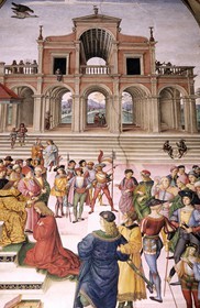 Italy, Tuscany, Siena, Duomo, Piccolomini library (Pie II)
