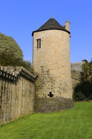 France, Finistère (29), Quimper, la tour Nevet dans les anciens remparts