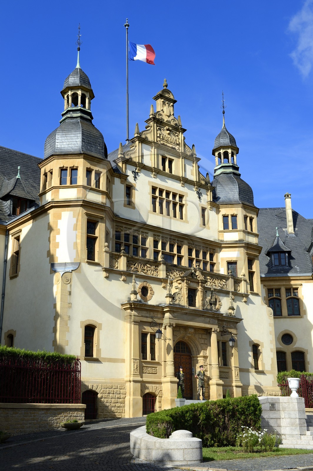 France, Moselle, Metz, the governor's palace that houses nowadays the commander of the North-East military region