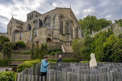 France, Vendée (85), Pouzauges, église Saint-Jacques du XIIème siècle