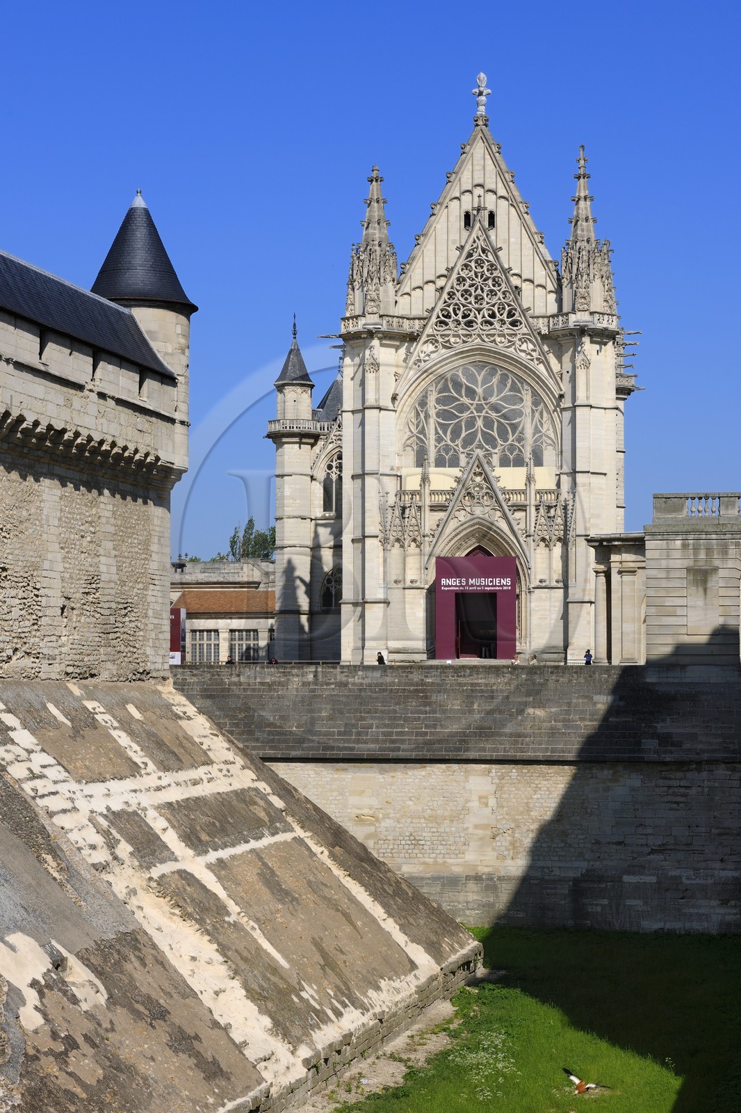 France, Val-de-Marne (94), Vincennes, le château de Vincennes, la Sainte Chapelle