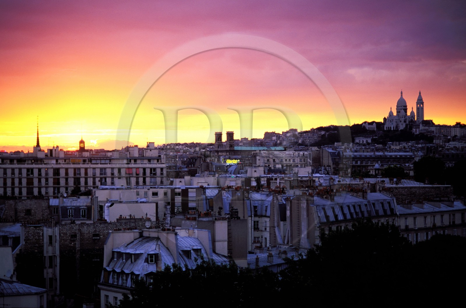 France, Paris (75), les toits de Paris