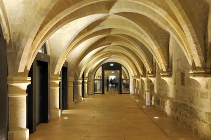 France, Paris, the College des Bernardins, the former Storeroom in the basement