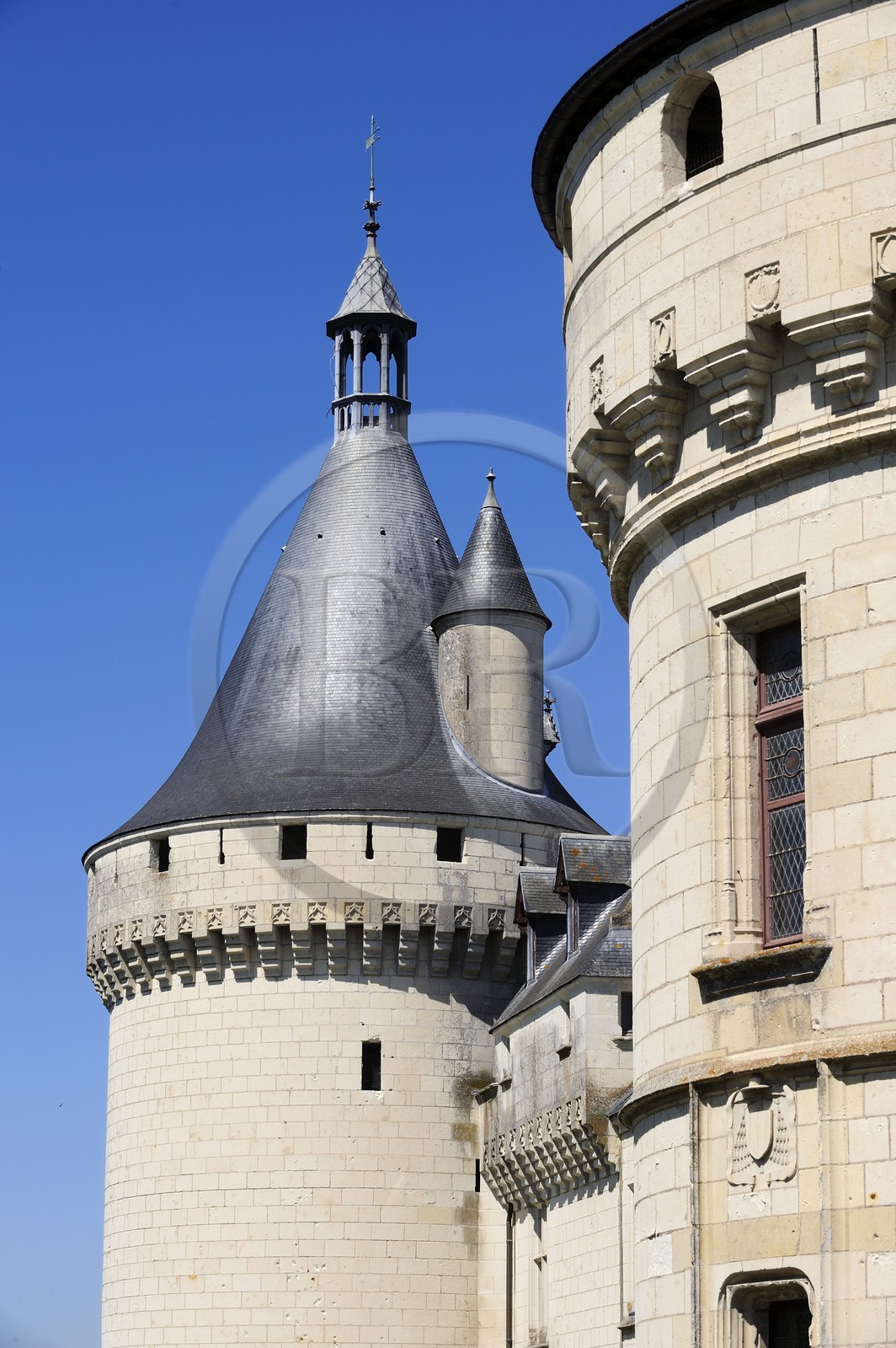 France, Loir-et-Cher (41), Vallée de la Loire classée Patrimoine Mondial de l'UNESCO, château de Chaumont-sur-Loire