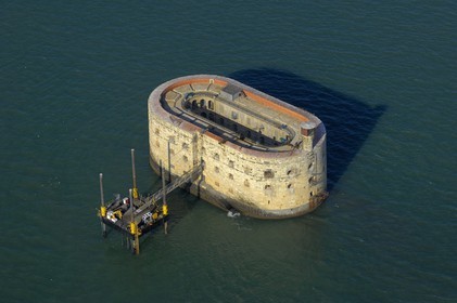 France, Charente-Maritime (17), Fort Boyard (vue aérienne)