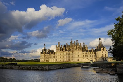 France, Loir et Cher (41), Vallée de la Loire classée Patrimoine Mondial de l' UNESCO, château de Chambord