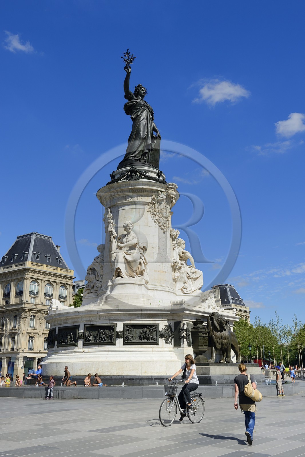 France, Paris (75), place de la République