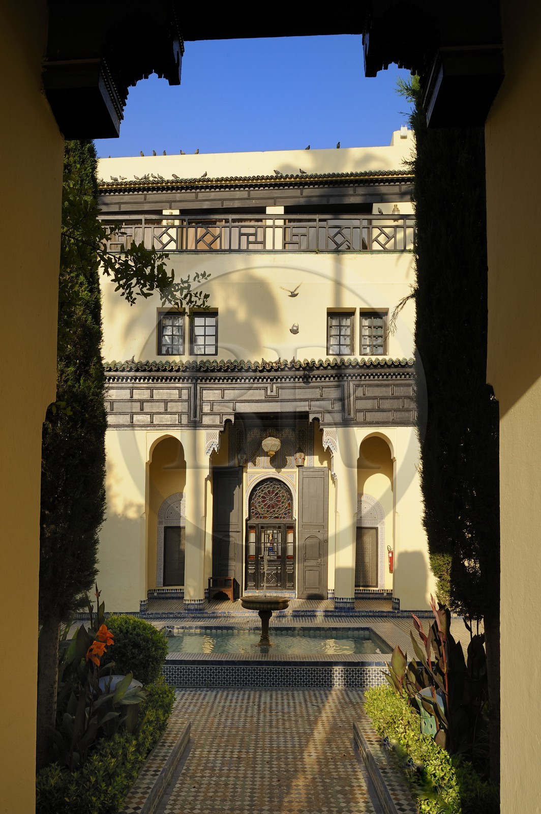 Maroc, Moyen Atlas, Fès, ville impériale, hôtel Sofitel Palais Jamai, ancien habitat du vizir