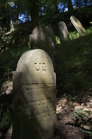 France, Bas-Rhin (67), Saverne, ancien cimetière juif