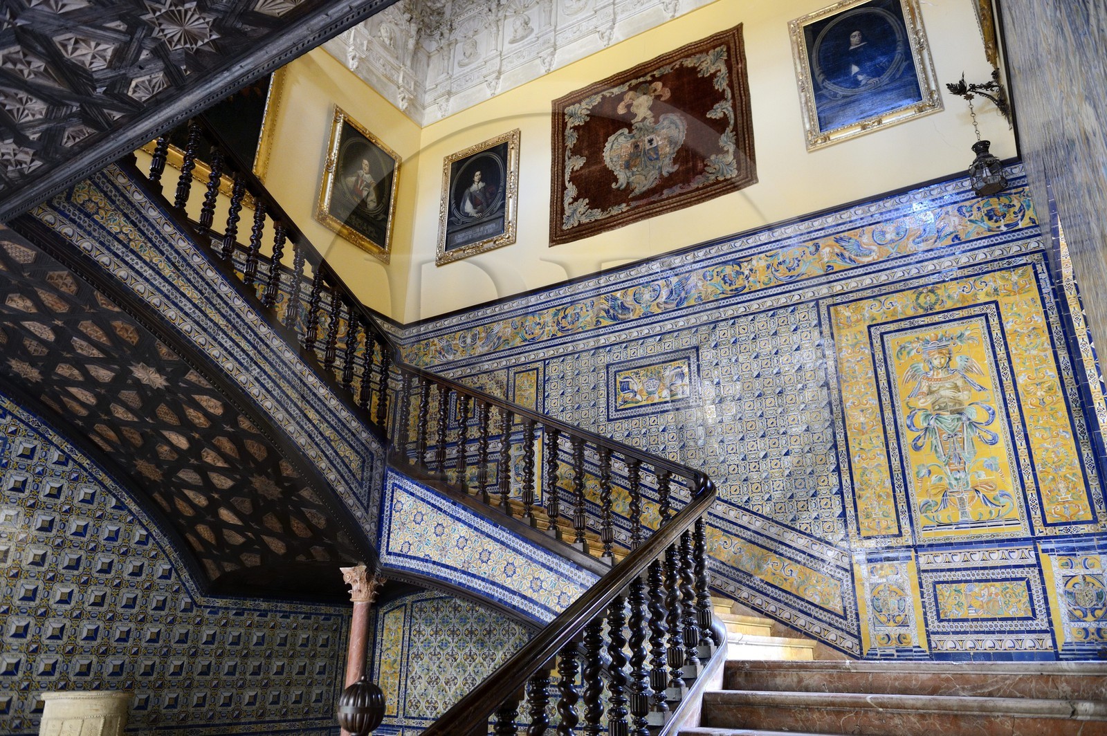 Spain, Andalusia, Seville, Palace of the Countess of Lebrija (El Palacio de la Condesa de Lebrija)