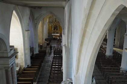 France, Charente-Maritime (17), ile de Ré, église de Saint-Martin-de-Ré