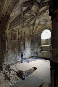 France, Dordogne (24), Périgord Blanc, Périgueux, quartier de la Cité dit de Vésone, couvent Sainte-Marthe, la chapelle l'ancien palais épiscopal, chapelle Saint-Jean-Baptiste