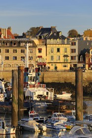 France, Seine-Maritime, Dieppe, the harbour and the district of the Pollet