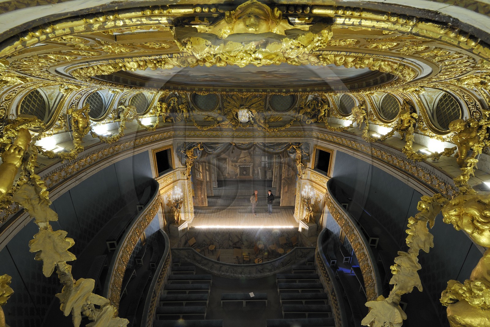 France, Yvelines, Chateau de Versailles, listed as World Heritage by UNESCO, Domaine de Marie Antoinette (Queen Marie Antoinette' domain), the Queen's Theatre
