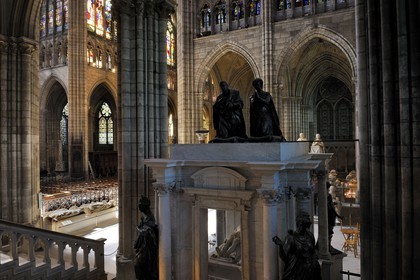 France, Seine Saint Denis, Saint Denis, the Saint Denis Basilica, Henri II and Catherine of Medicis's mausoleum