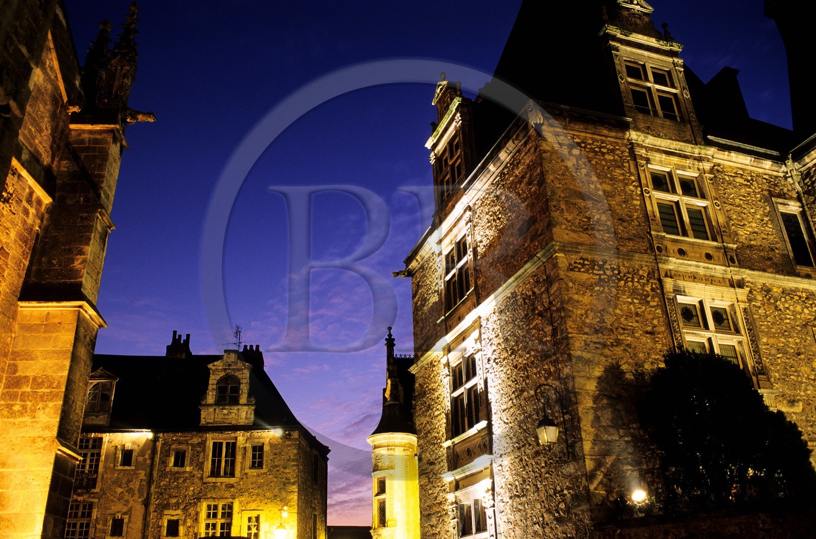 France, Sarthe, Le Mans, old town around Saint Michel square