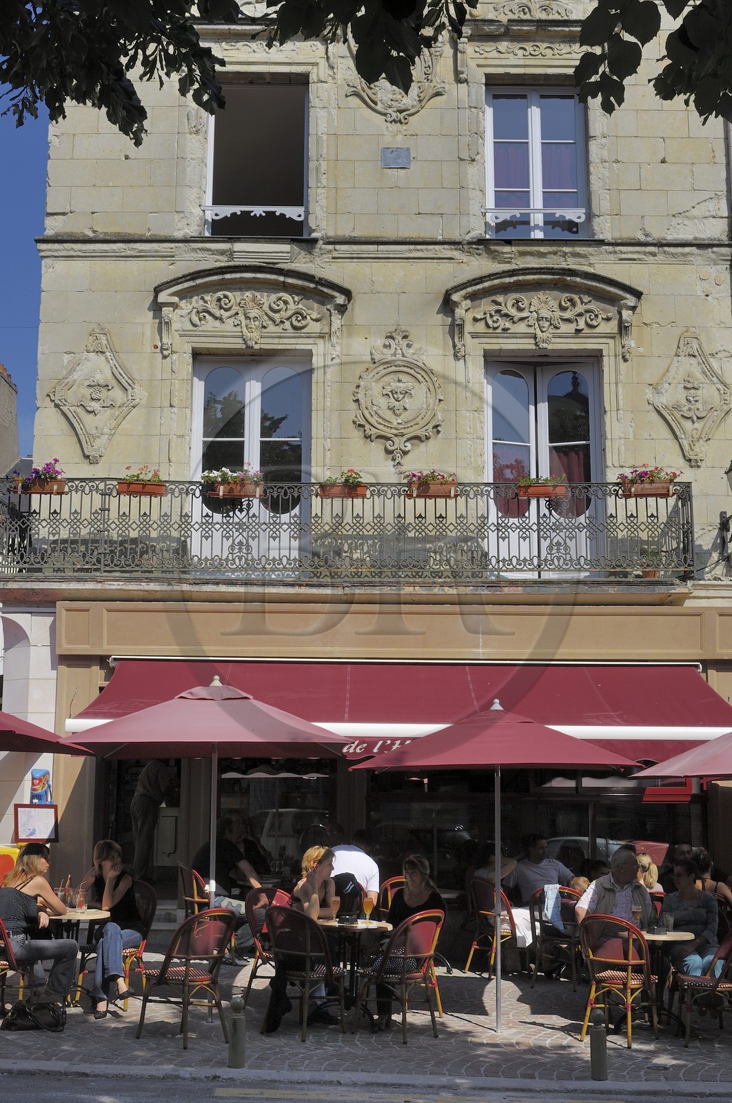 France, Indre et Loire (37), Vallée de la Loire classée Patrimoine Mondial de l'UNESCO, Chinon